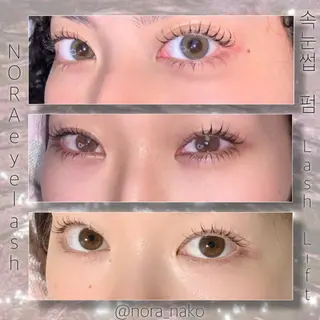 マツエク・マツパ NORAアイラッシュ 🩵NANAKOのマツエク・マツパデザイン