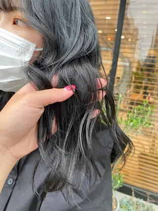 セミロング カラー パーマ指名No1 /namiのヘアスタイル