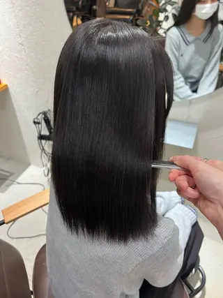 セミロング カラー ヘアアレンジ 金子 廉のヘアスタイル