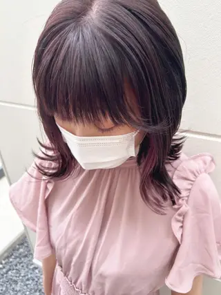 ミディアム PACE所属・ayumi ／透明感カラーのヘアスタイル