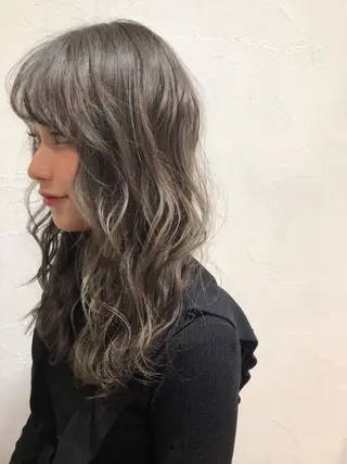 ミディアム カラー メンズカット特化柏駅 徒歩3分LOUのヘアスタイル