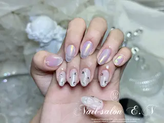 ネイル E.N🦋 長さ出し/持ち込みのネイルデザイン