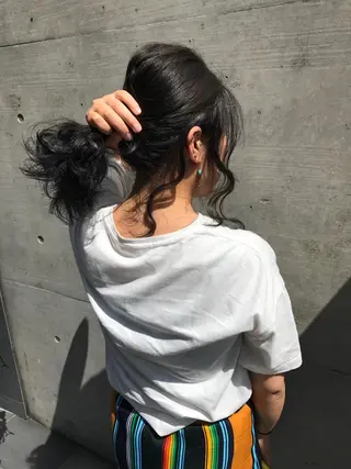セミロング カラー ていねい技術No.1 🌈諏訪 健太のヘアスタイル