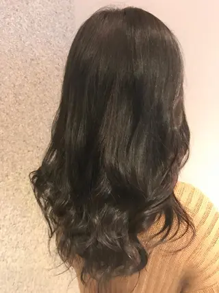 ロング カラー ひろせ かなのヘアスタイル