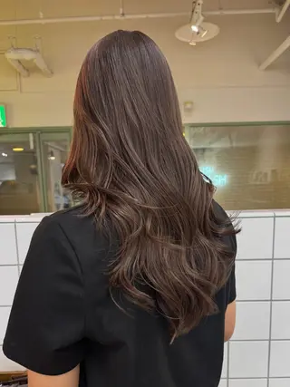 ロング 新潟/万代/ベージュ ダブルカラー髙橋魁真のヘアスタイル