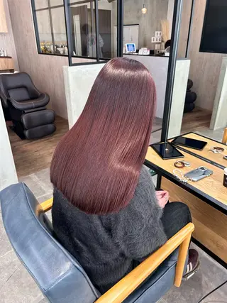 ロング カラー 韓国×髪質改善カラー 💎hinaのヘアスタイル