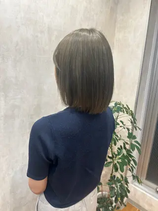 ミディアム ハイライト/ ブリーチ😈小倉😈のヘアスタイル