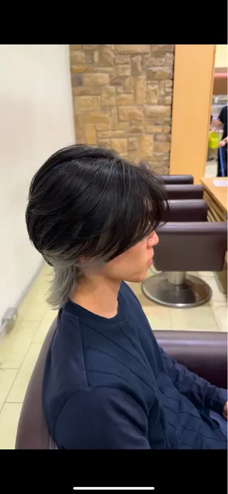 ショート カラー メンズ 🌀再現性の高い パーマ/ふうき🌀のヘアスタイル