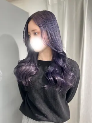 カラー ️💜akari💜 ハイトーン/レイヤーのヘアスタイル