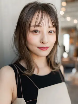 ミディアム 岐阜駅/問屋町/玉宮 ショート/KAZÜのヘアスタイル