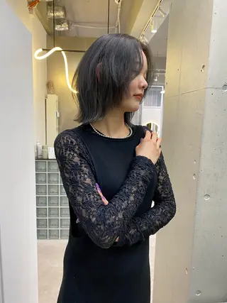 ミディアム 韓国/レイヤー/艶髪 ルキアのヘアスタイル