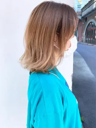 カラー 髪質改善/艶髪 やまなかのヘアスタイル