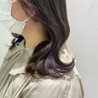 ショート カラー パーマ ヘアアレンジ メンズ キッズ ネイル マツエク・マツパ アイブロウ Lumo所属・💖横浜ブリーチなし 💖MIHOのヘアスタイル