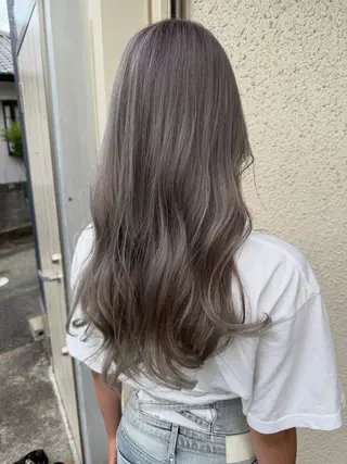 セミロング miri髪質改善 久留米/韓国のヘアスタイル