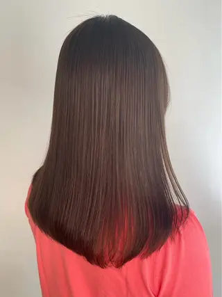 セミロング (h)wim kikoのヘアスタイル