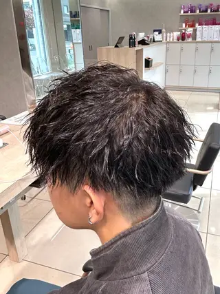 パーマ メンズ 【🎀推し デザイン カラー】小池 雪奈のヘアスタイル