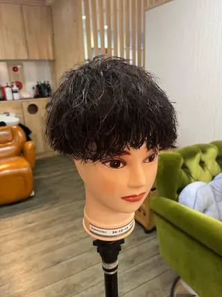 パーマ メンズ hairLOOP所属・西院LOOP sayakaのヘアスタイル