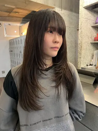 ロング fifth所属・きたみ すずのヘアスタイル