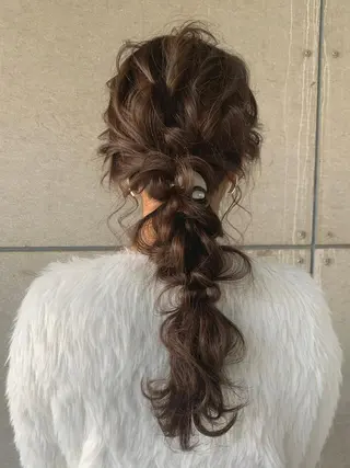 ロング 永井 瑞穂のヘアスタイル