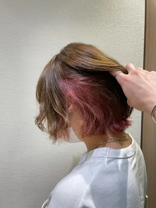 ショート カラー ✨武内凌太✨ 複雑履歴/ムラ修正のヘアスタイル