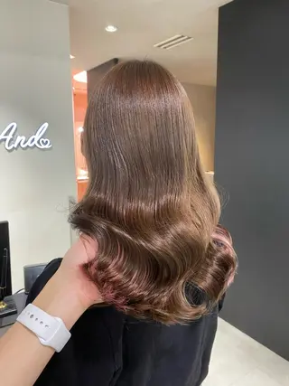 ロング カラー 韓国風モテヘア 🇰🇷aki♡のヘアスタイル