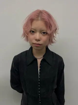 ショート カラー yuan tanakaのヘアスタイル