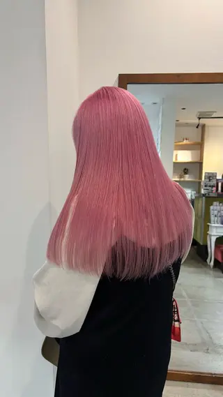 カラー Buddyhair LEAP所属・ひいろ パーマ/ダブルカラーのヘアスタイル