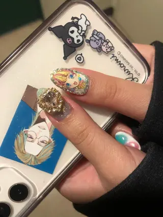 ネイル パラあり！フィルイン 推しネイル大歓迎！のネイルデザイン