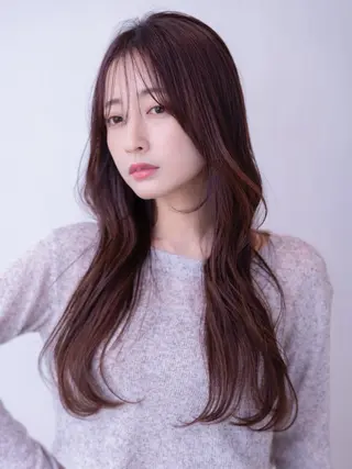 ミディアム カラー 🉐レイヤー/塩見 弘樹🉐渋谷のヘアスタイル