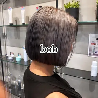 ショート ボブ・レイヤー 田中 励也のヘアスタイル