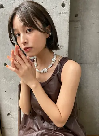 ショート カラー GO TODAY SHAiRE SALON表参道Polaris店所属・暖色カラー/ピンク カラー/HARUKAのヘアスタイル