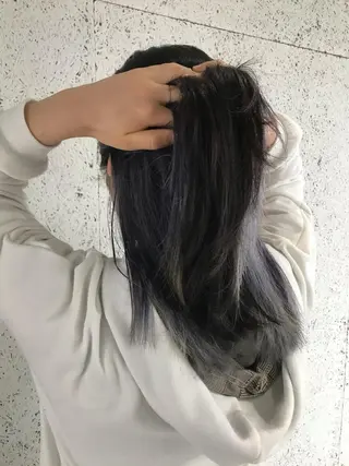 セミロング カラー steed tokyo所属・KOOKI スティードトーキョーのヘアスタイル