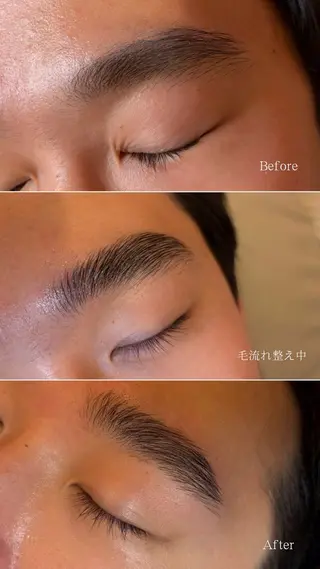 メンズ アイブロウ 肌／眉毛管理サロン BELL マイのエステ・リラクイメージ