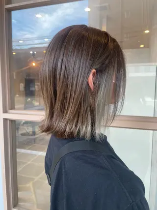ミディアム カラー 骨格似合わせカット✨ 林 まどかのヘアスタイル