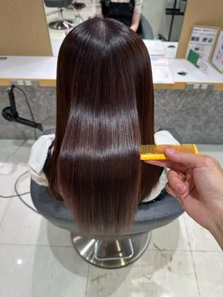 ロング カラー 大人レイヤー& 透明感カラー💄のヘアスタイル