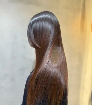 セミロング 髪質改善サロンR’eel銀座所属・🌹圧倒的な縮毛矯正 🌹篠崎祥吾のヘアスタイル