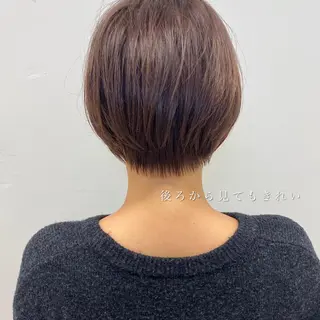 ショート カラー ヘアアレンジ 似合わせ専門美容師 なかじまのヘアスタイル