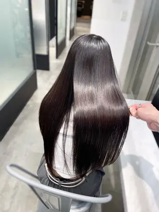 ロング 韓国レイヤーカット 髪質改善▫️水野有真のヘアスタイル