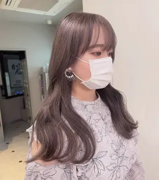 ロング カラー 🥞ベージュ系カラー 【すずきりほ】🥞のヘアスタイル
