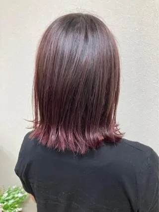 ミディアム カラー like みやびのヘアスタイル