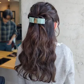 ロング ヘアアレンジ ヘアアレンジ/柔らか 艶カラー/AKARIのヘアスタイル