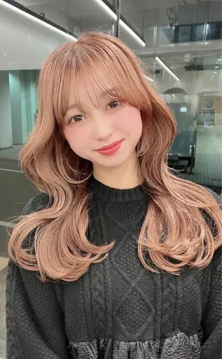 ロング カラー 🪞上品で可愛い韓国 ヘア🪞Rikutoのヘアスタイル