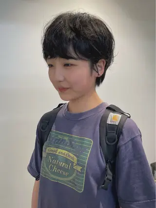 ショート パーマ レイヤーパーマ/ ショートパーマ/横浜のヘアスタイル