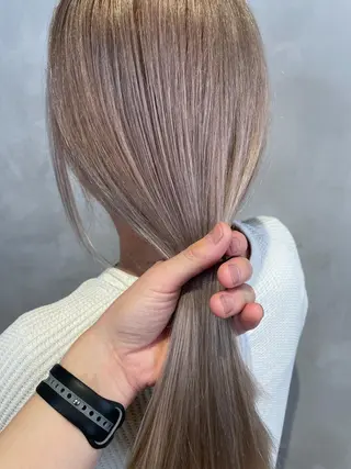 ロング カラー 大嶋 伸吾のヘアスタイル