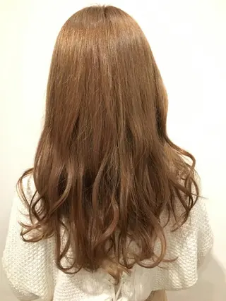 セミロング カラー 多田 彩香のヘアスタイル