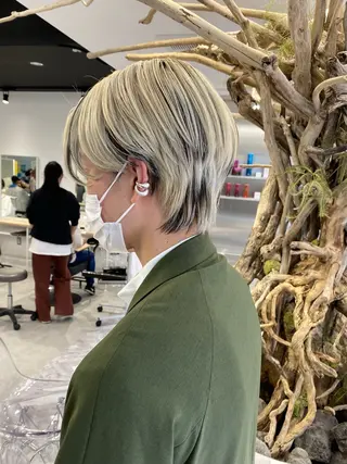 ミディアム カラー メンズ 似合わせ SHOYAのヘアスタイル