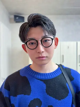 ショート パーマ メンズ k.e.y銀座店所属・安藤幹人 メンズカット/パーマのヘアスタイル