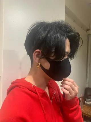 ショート パーマ ハイトーン/レイヤー 💜Akaneのヘアスタイル