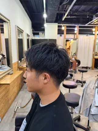 ショート Men’s  salon ANSWER所属・SHIZUKU スパイキーショートのヘアスタイル