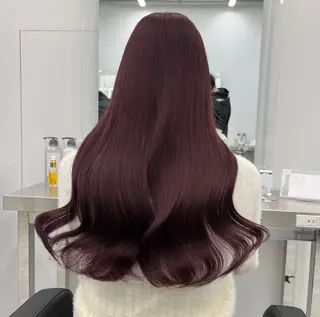 ロング カラー ヘアアレンジ 🫧‪🎀うる艶暖色 🏹Nanako🎀のヘアスタイル